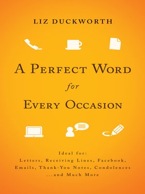 A Perfect Word for Every Occasion - ebook